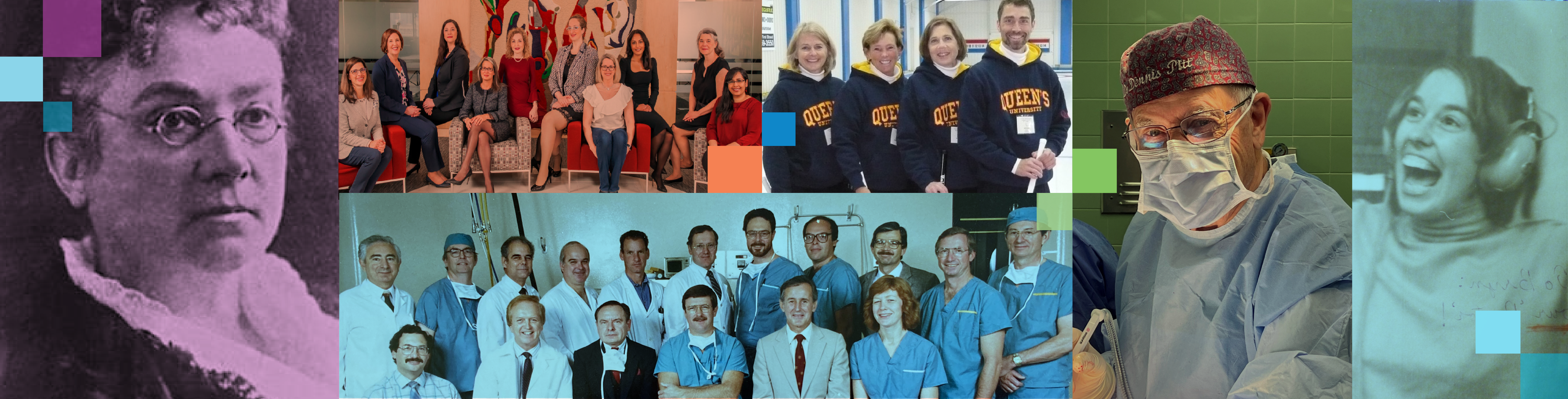 A collage of physician images.