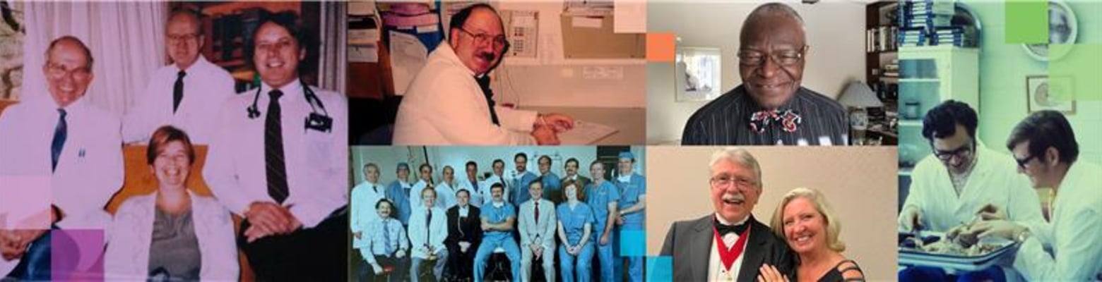 Collage of retired physicians.