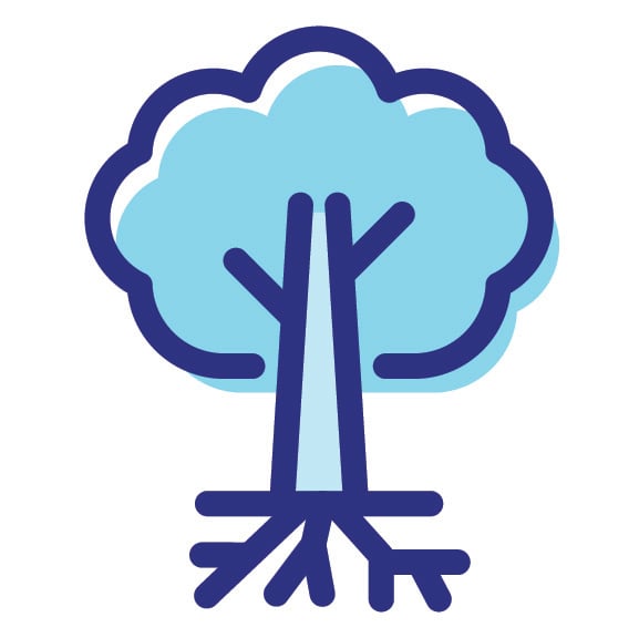 An icon of a tree.