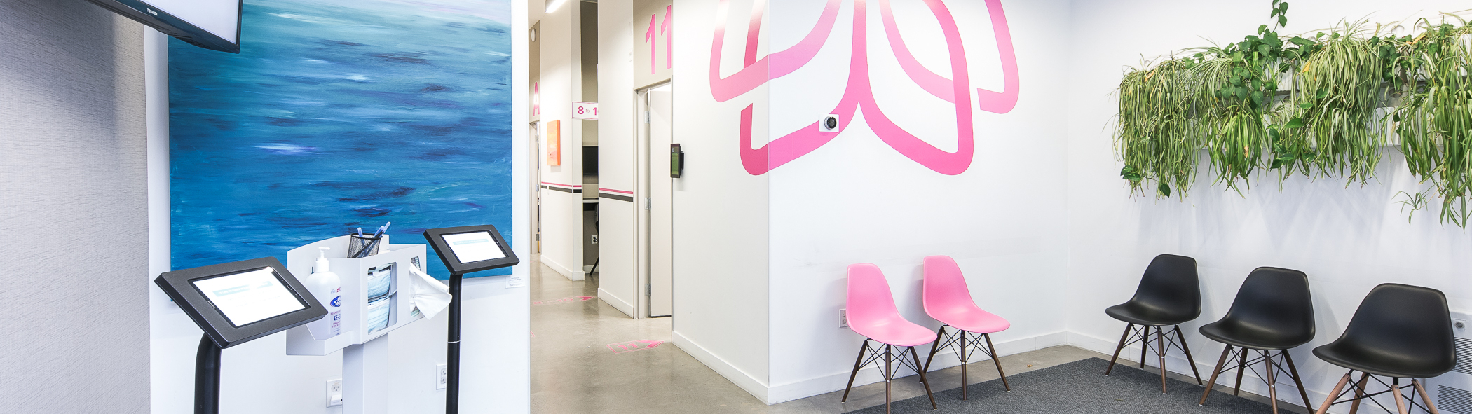 Magenta Health waiting room