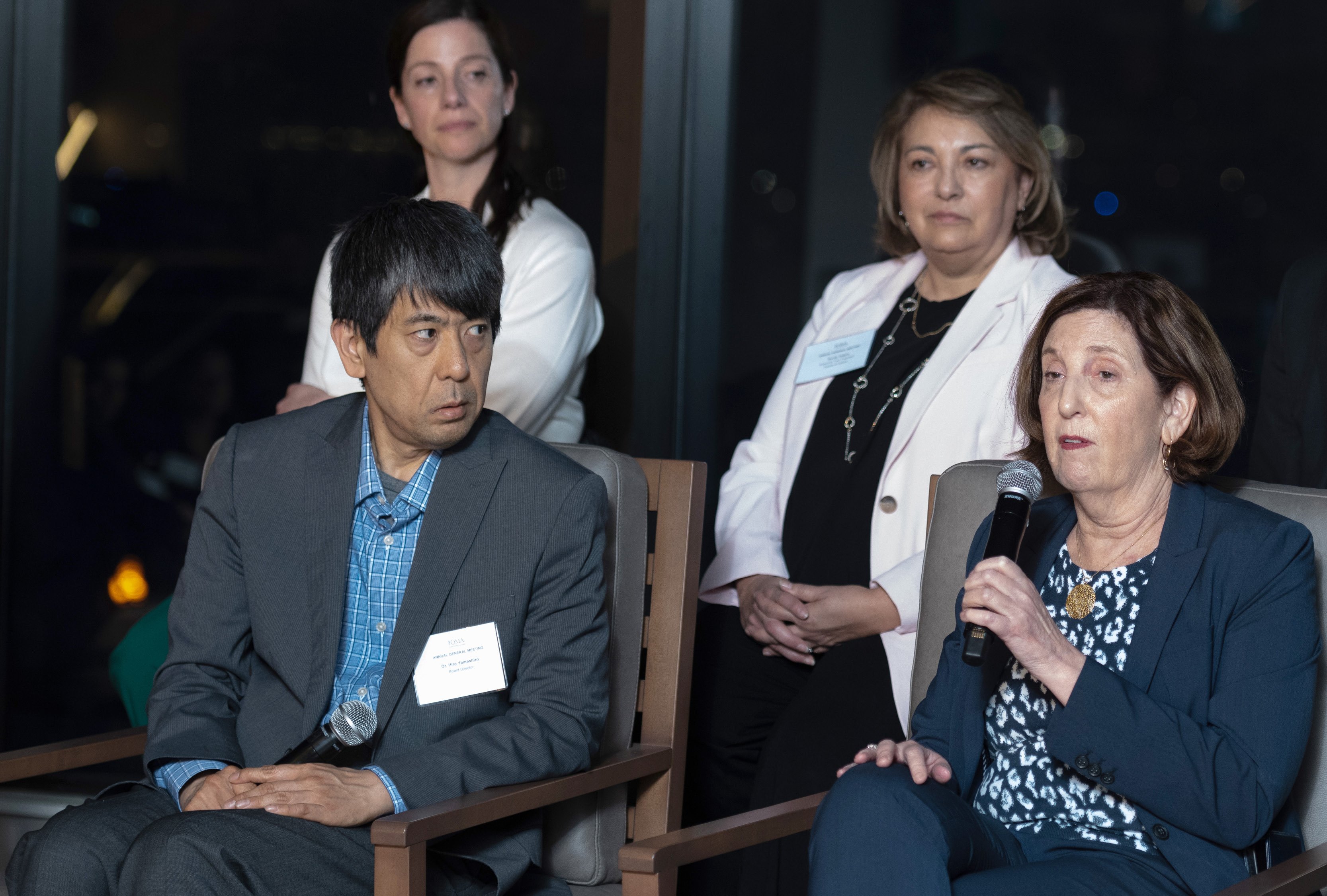 Dr. Veronica Legnini, Sandy Zidaric, Dr. Hirotaka Yamashiro and Dr. Audrey Karlinsky.