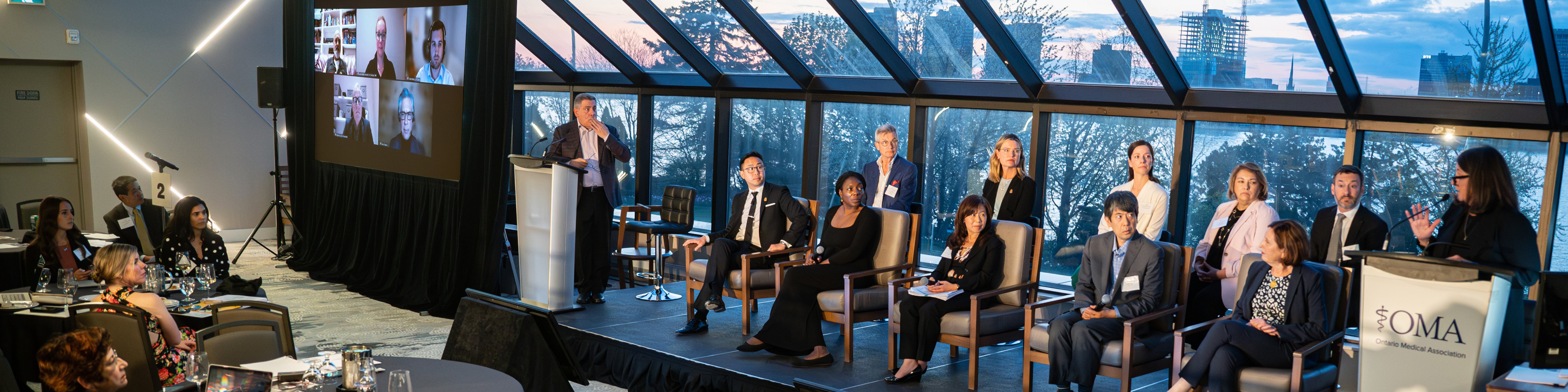 Physician leaders at the 2023 Ontario Medical Association AGM