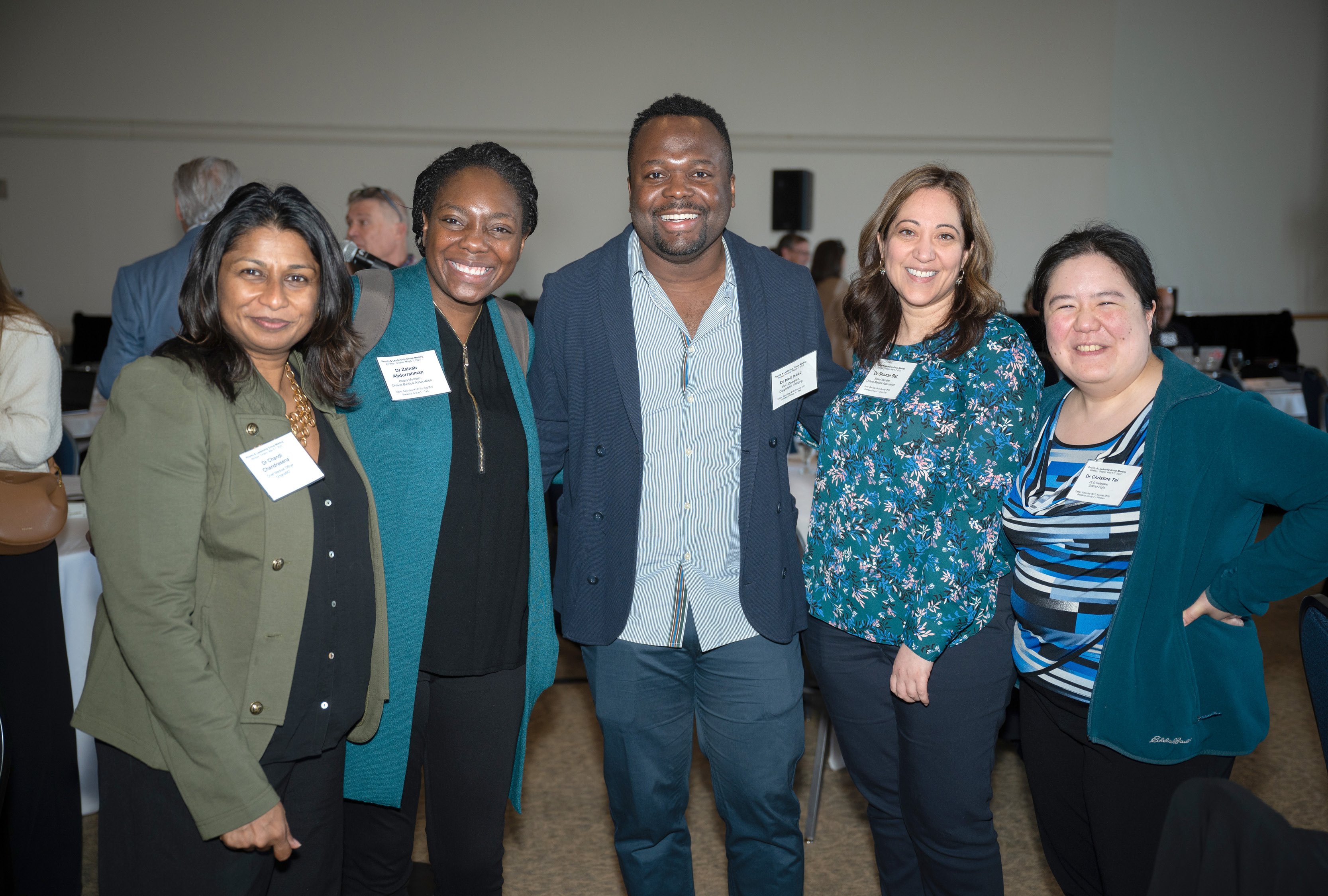 Dr. Chandi Chandrasena, Dr. Zainab Abdurrahman, Dr. Neil Isaac,  Dr. Sharon Bal and Dr. Christine Tai