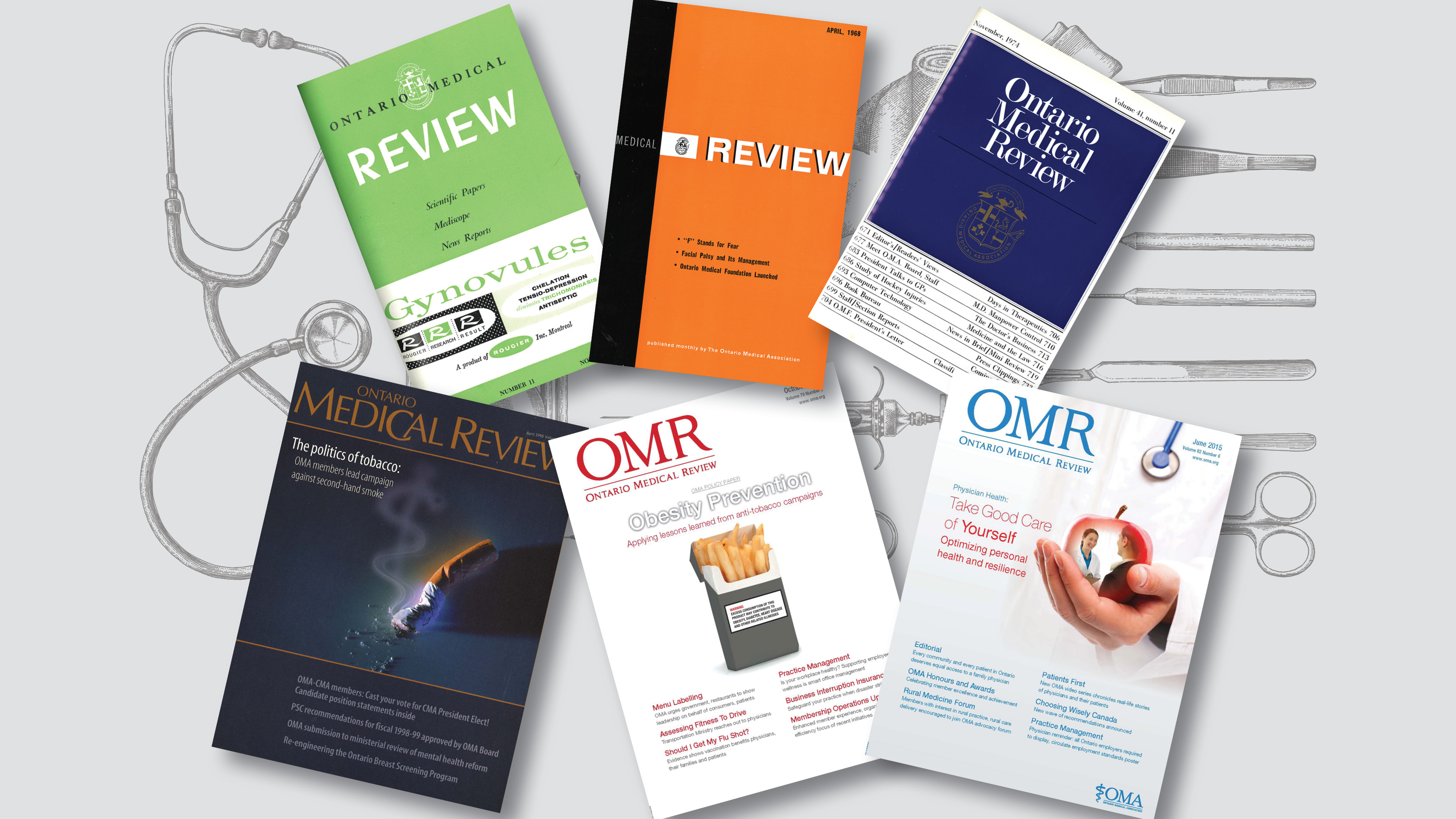 various issues of the Ontario Medical Review